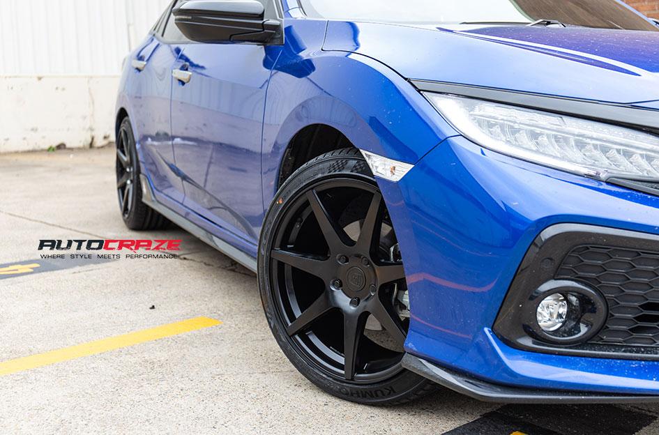 HONDA CIVIC 5 STUD RS2 MATTE BLACK